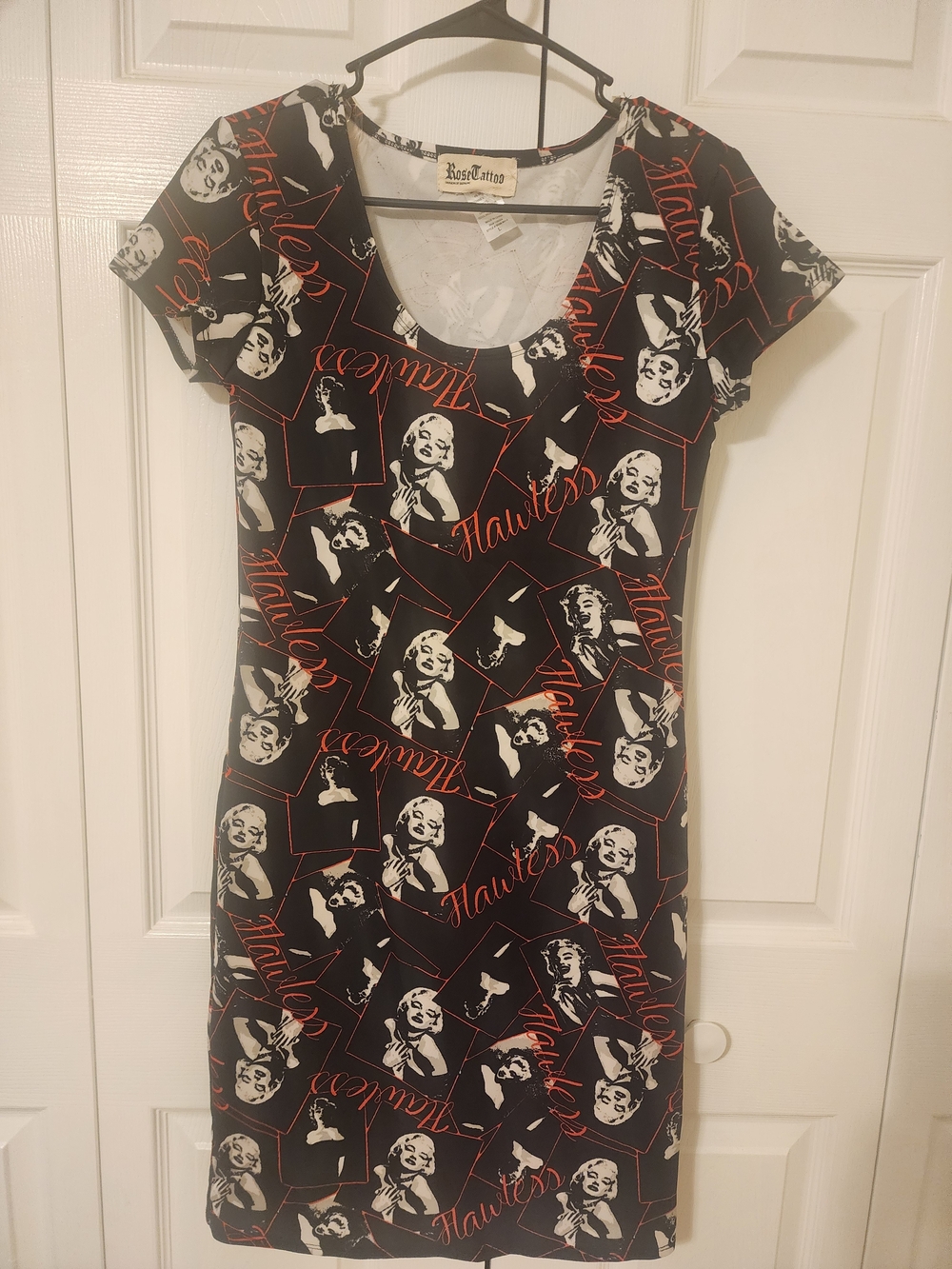 Rose Tatto Marilyn Monroe Graphic Marilyn Dress